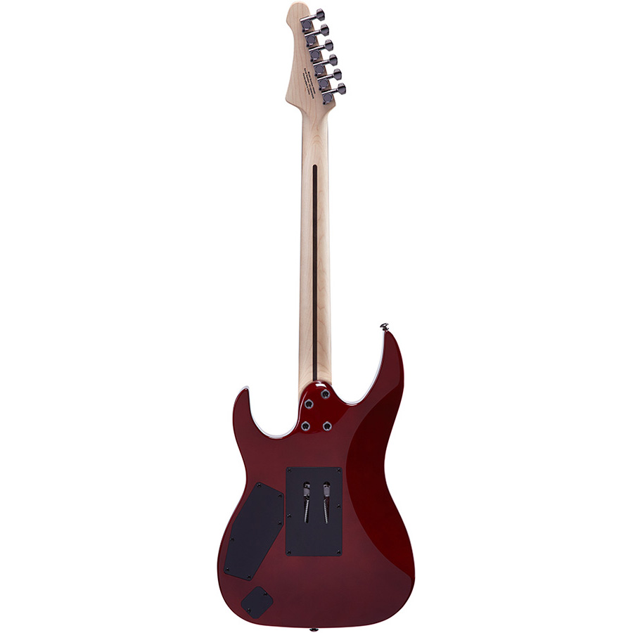 HD400TR Mitchell Electric Guitars Transparent Red