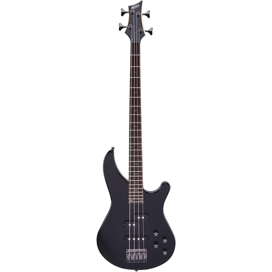MB200BK Mitchell Electric Bass Guitar Black