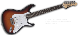 Mitchell Sunburst Electric Guitar