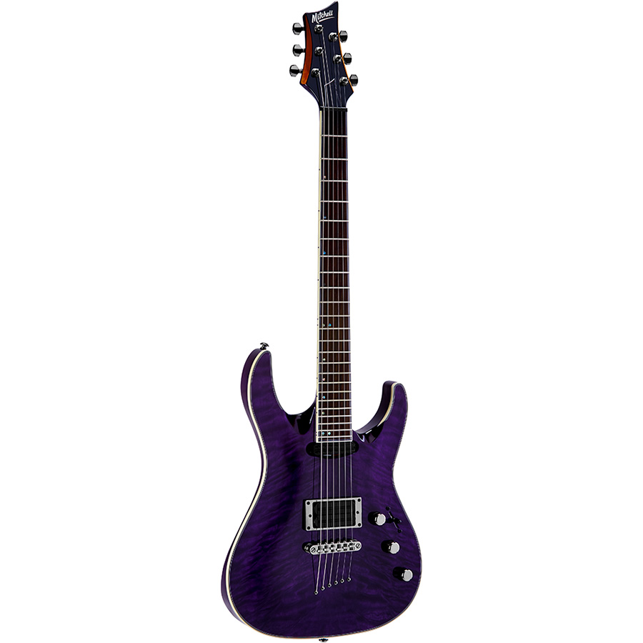 MD400QPR Mitchell Electric Guitars Transparent Purple