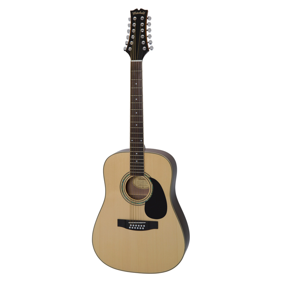 Mitchell D120S12E Dreadnought Solid-Top 12-String Acoustic-Electric Guitar