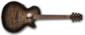 Mitchell MX420QAB Exotic Wood Guitar