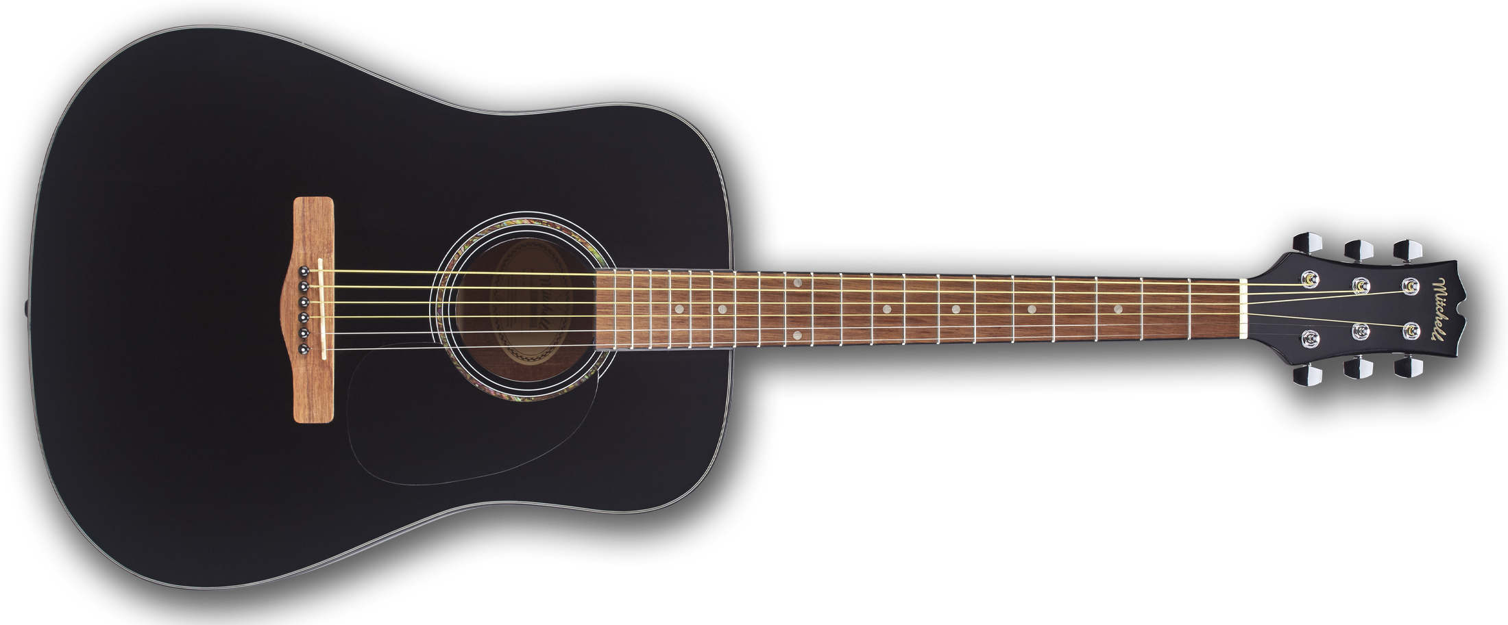 Mitchell D120BK Dreadnought Acoustic Guitar