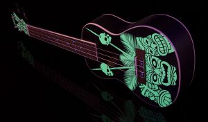 Mitchell Tiki Ukulele Glow in the Dark