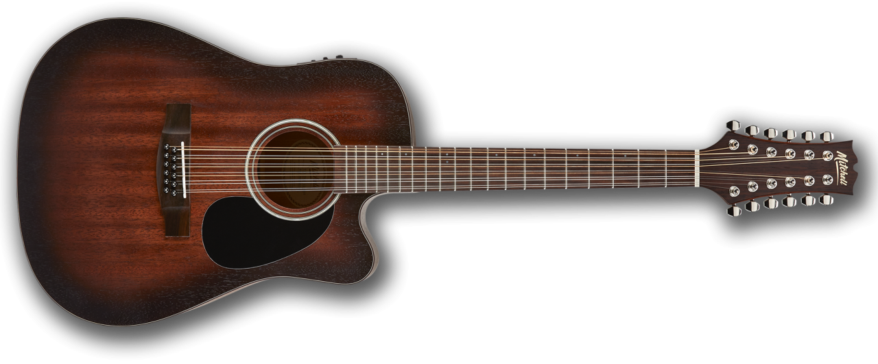 Mitchell T331TCE 12String Dreadnought Mahogany Guitar