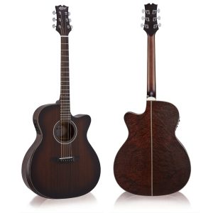 Mitchell T433CE-BST Auditorium Acoustic Electric Guitar