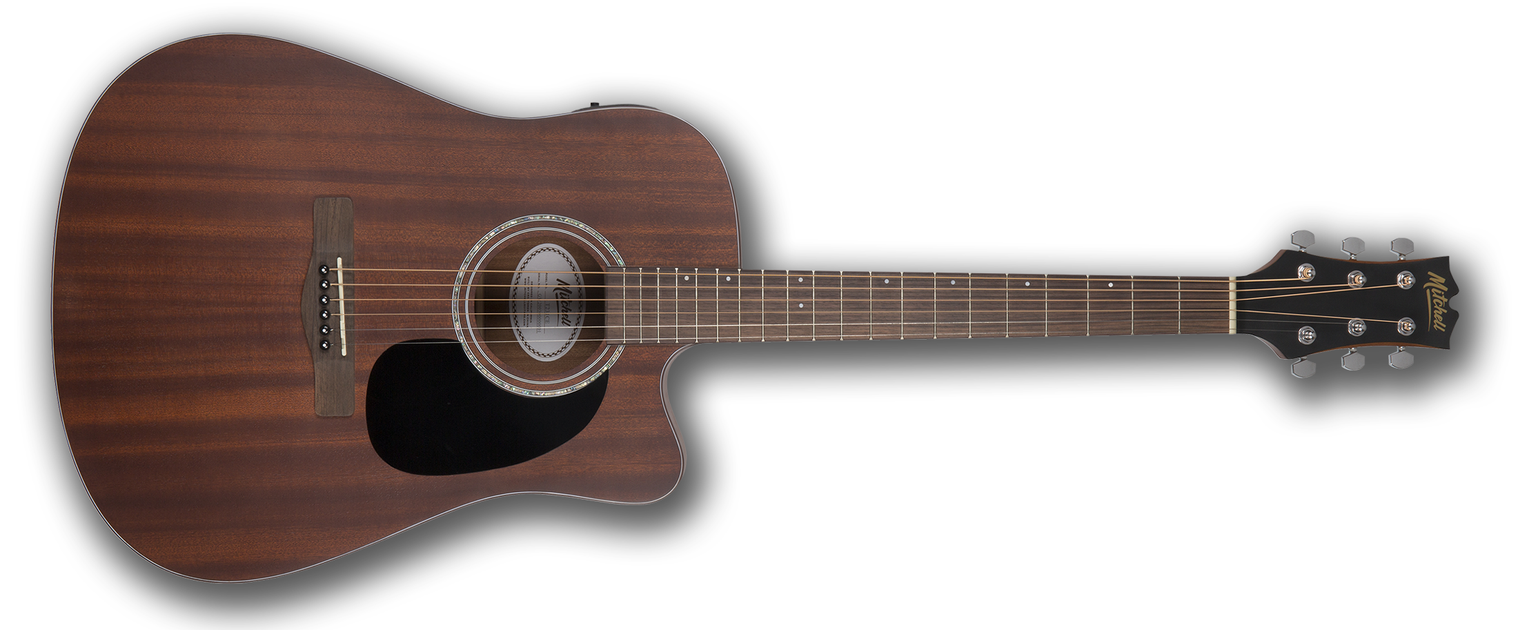 Mitchell T231CE Dreadnought Acoustic-Electric Cutaway Guitar Terra Series