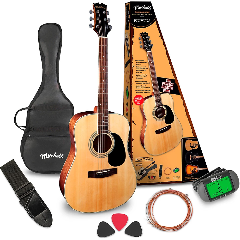 Mitchell D120PK Guitar Pack