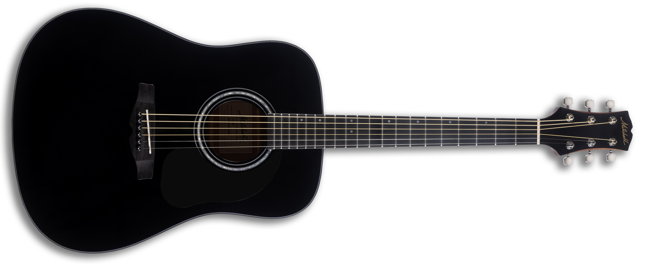 Mitchell D150BK Dreadnought Acoustic Guitar